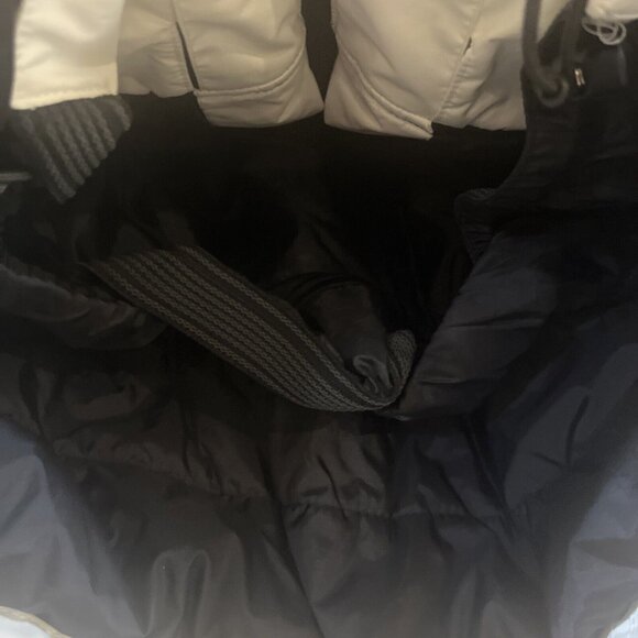 ROXY Puffer Hooded Winter Jacket White Youth Size Medium M Girl - Picture 6 of 16